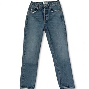 AGOLDE RILEY CROP JEANS SIZE 25